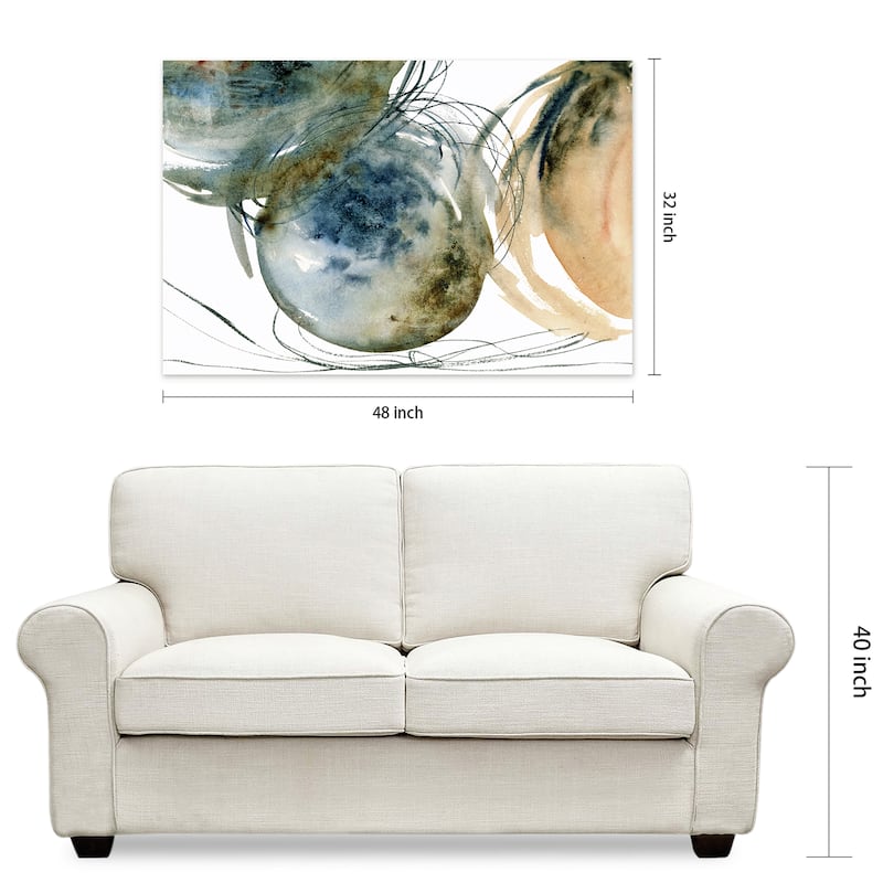 Empire Art"Hibernation I" Frameless Tempered Art Glass Wall Art