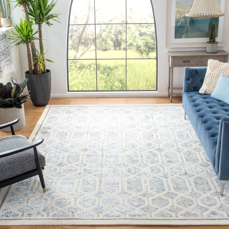 SAFAVIEH, Handmade Artistry Poulia Geometric Wool Rug
