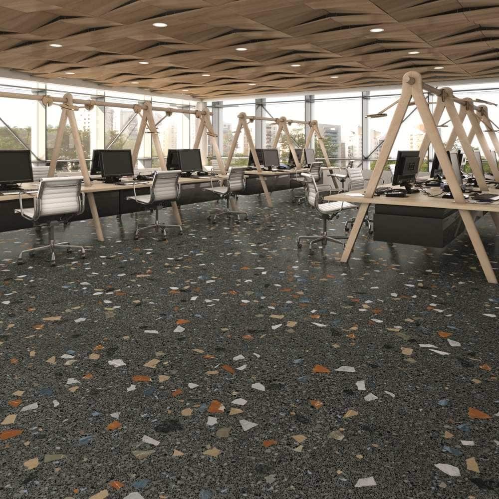Terrazzo 24x24 Matte Porcelain Patterned Tile - Floor & Wall - Large Format