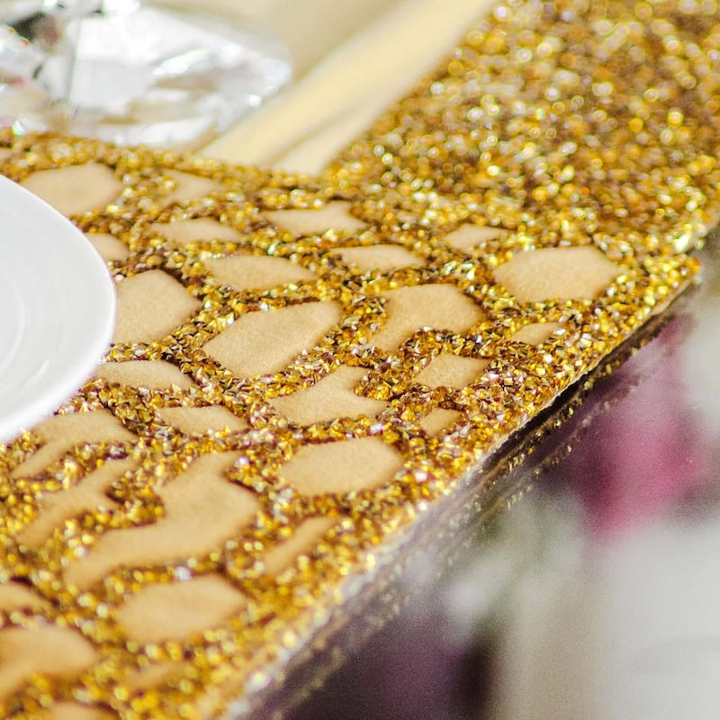 Sparkles Home Rhinestone Lattice Laser Cut Placemat