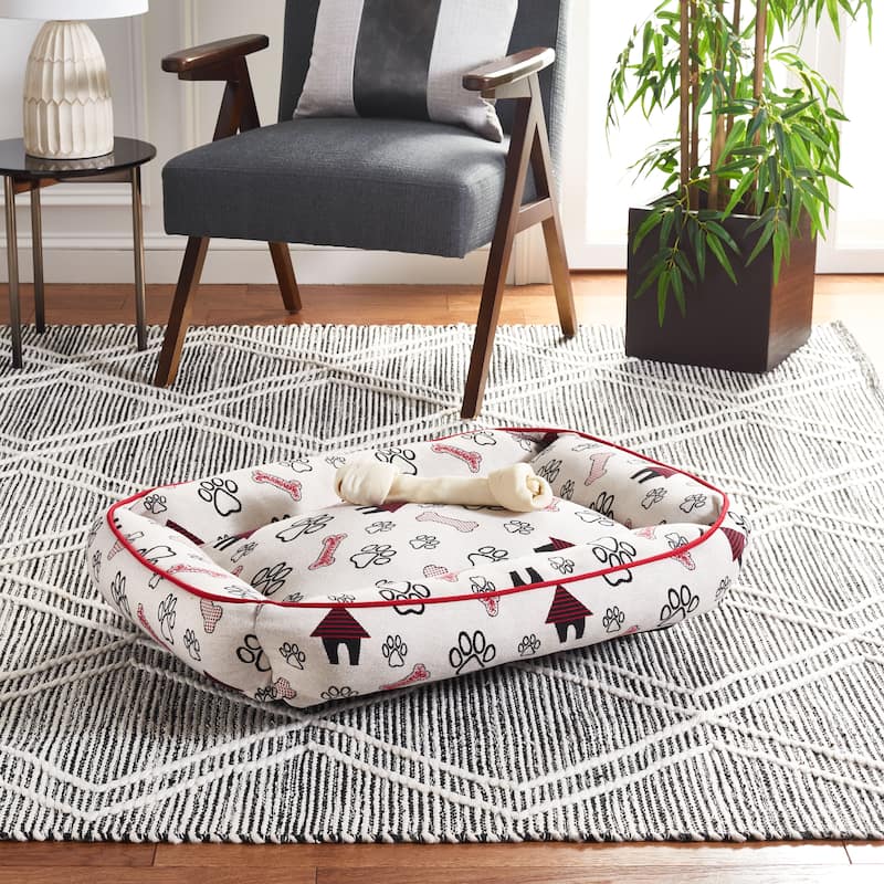 SAFAVIEH Pet Collection Grover Dog Bed