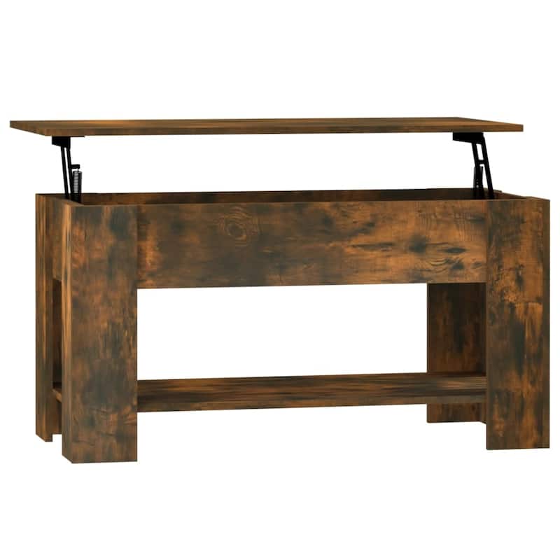 vidaXL Coffee Table Lift Top End Table Accent Side Sofa Table Engineered Wood - 39.8" x 19.3" x 20.5"