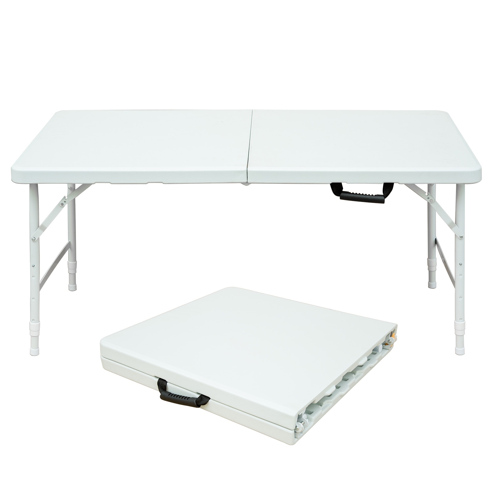 4ft Portable Folding Table Indoor&Outdoor Maximum Weight 135kg Foldable Table For Camping