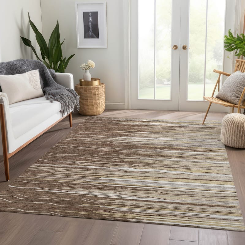 Premium Washable Super Soft Solid Landscape Mayfield Rug