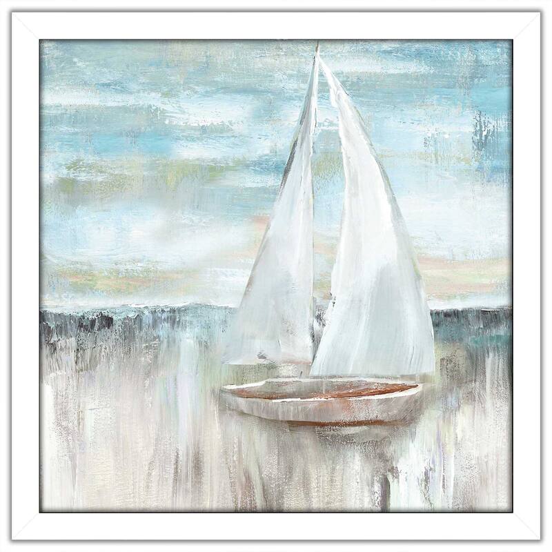 "Soft Sail I (Square)" by Nan Print on Acrylic