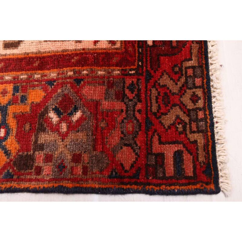ECARPETGALLERY Hand-knotted Andelz Red Wool Rug - 3'9 x 7'1