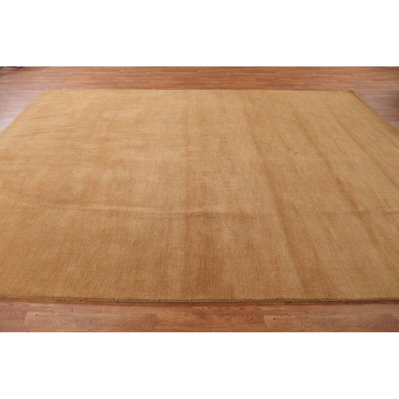 Contemporary Gabbeh Living Room Area Rug Handmade Oriental Wool Carpet - 8'3" x 11'1"