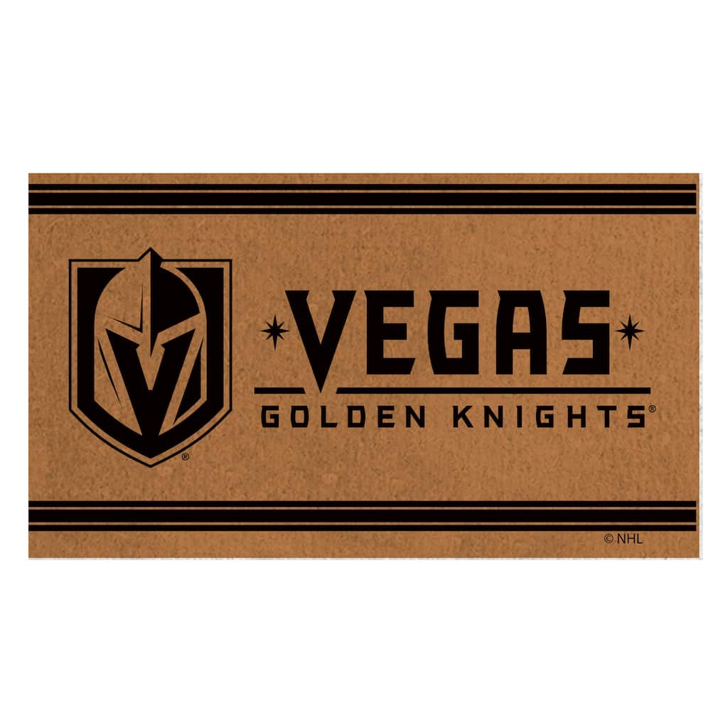 28 in. x 16 in. Vegas Golden Knights, Coir Mat