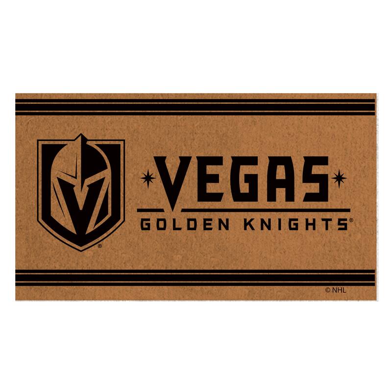 28 in. x 16 in. Vegas Golden Knights, Coir Mat