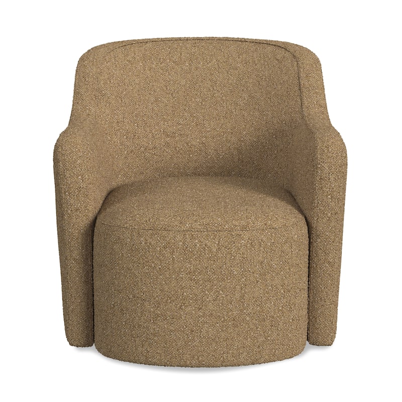 HomePop Upholstered Swivel Accent Chair - Tan Chenille