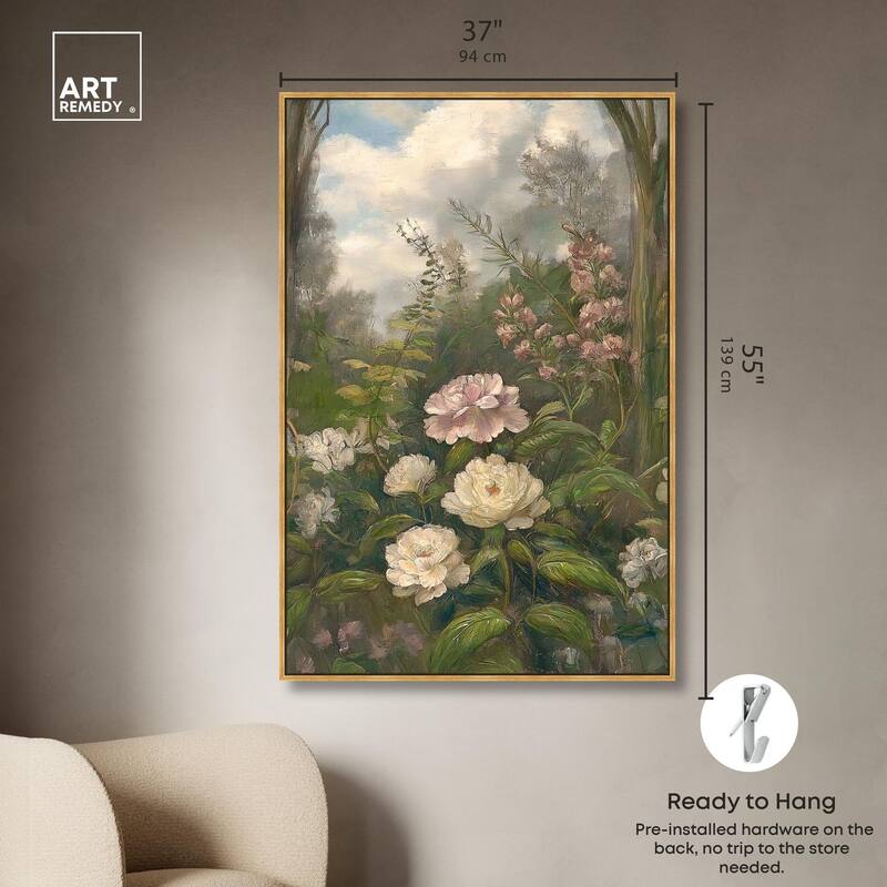 Woodland Bloom Canvas by Art Remedy