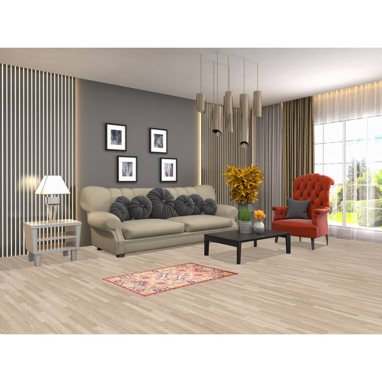 Kazak Accent Rug Hand-Knotted Traditional / Geometric Wool Carpet - 2'0" x 3'2"