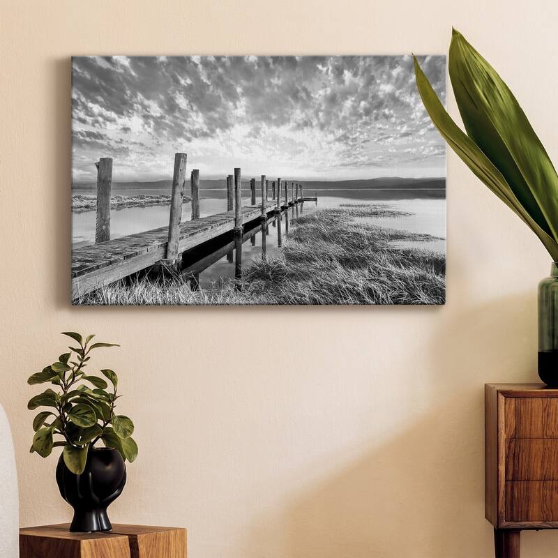 Sunset Contemplation Premium Gallery Wrapped Canvas - Ready to Hang