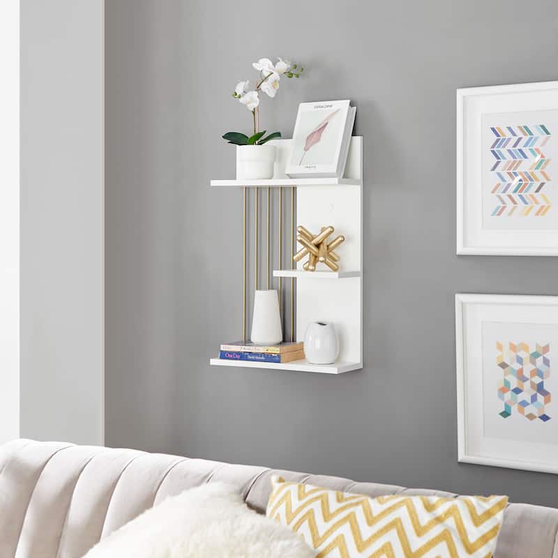 Danya B. Seville Dynamic Utility Ledge Wall Shelf