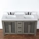 preview thumbnail 157 of 177, Altair Hadiya Bathroom Vanity with Composite Stone Countertop without Mirror