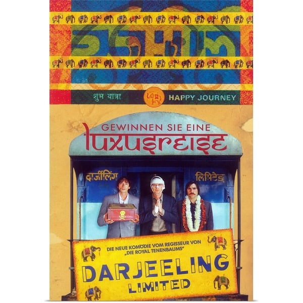  Canvas Print The Darjeeling Limited Movie Poster