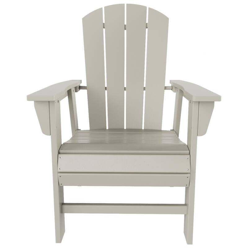 Polytrends Laguna Casual Upright Adirondack Chair (Set of 2)