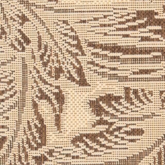 SAFAVIEH Courtyard Bettyjane Tropical Leaves Indoor/ Outdoor Area Rug