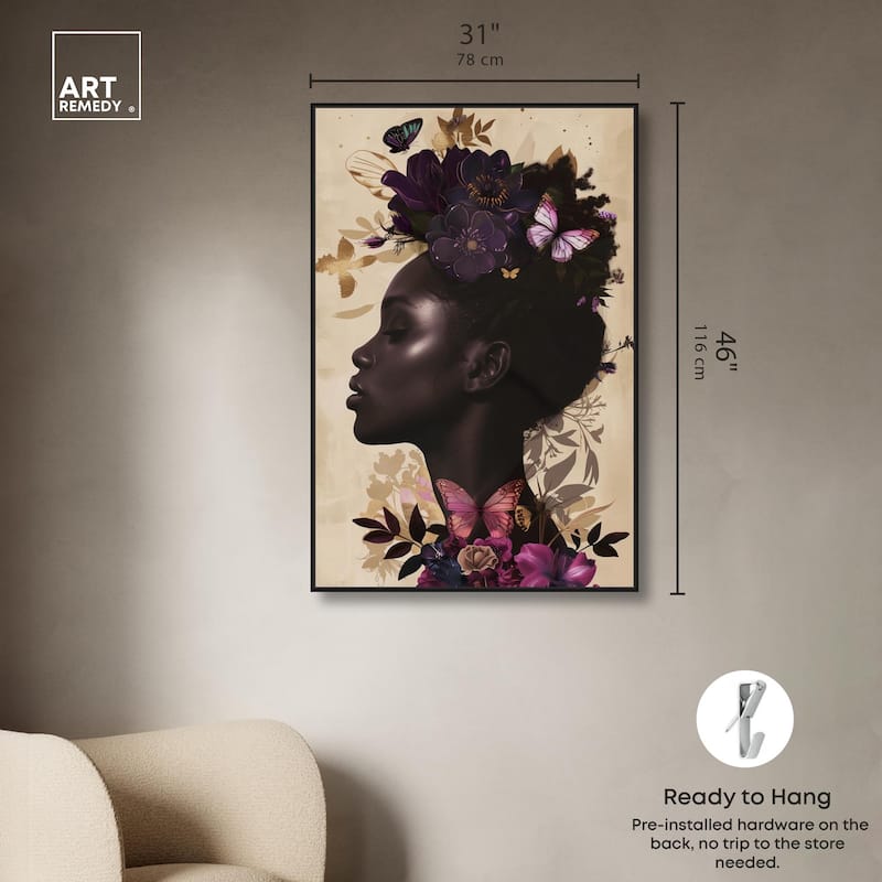 Butterfly Passion Canvas by Art Remedy