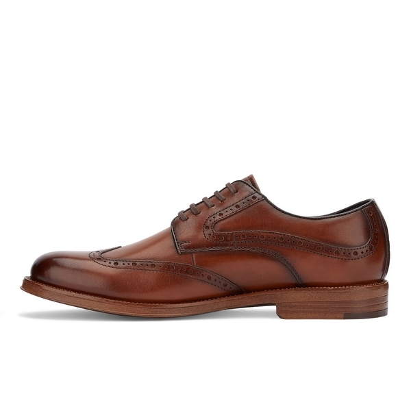 Leather Dress Wingtip Oxford Shoe 