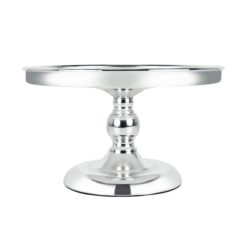 Silver Classic Round Cake Stand Dessert Display