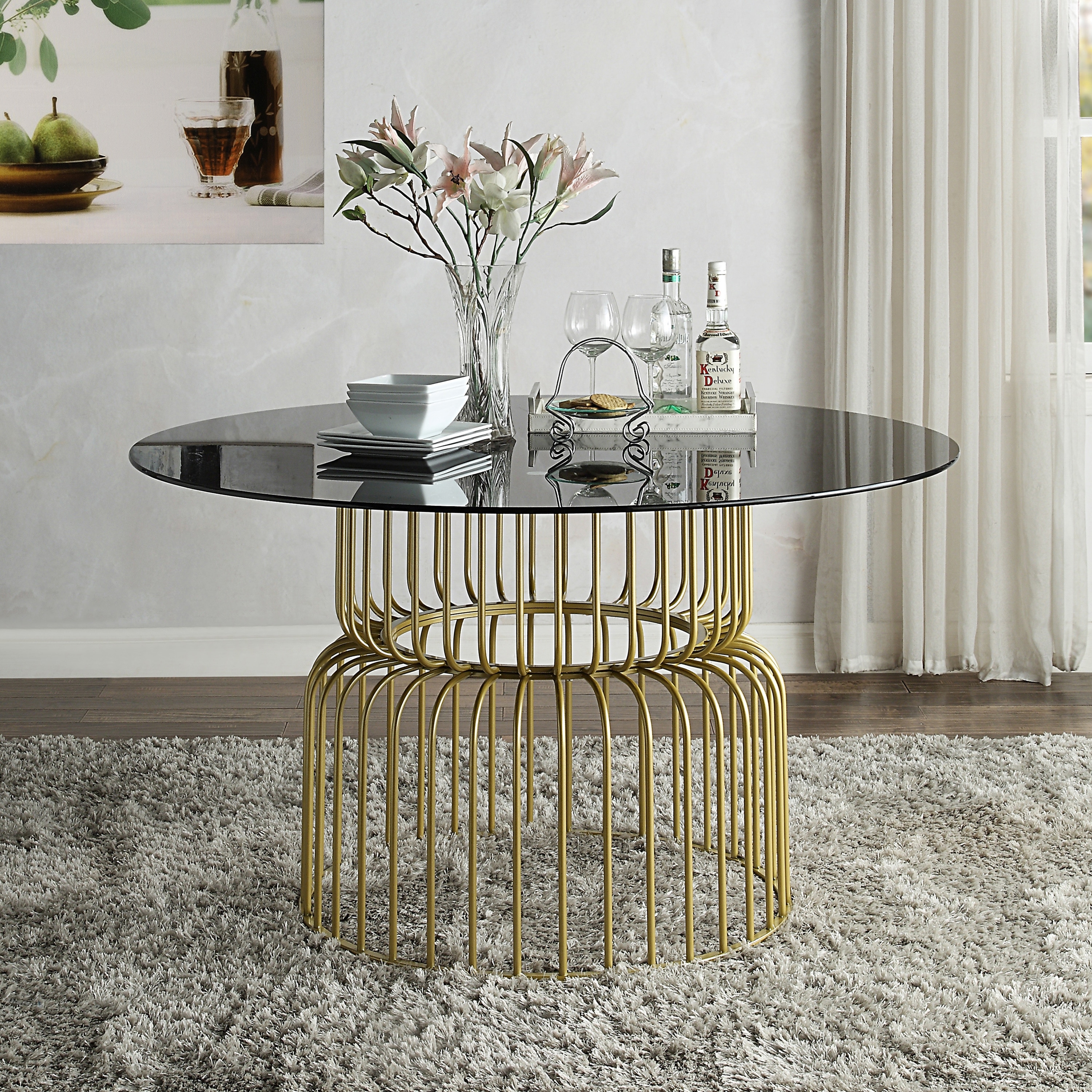 54 inch glass dining table new arrivals
