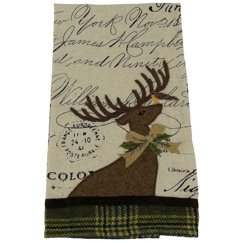 Reindeer Kichen Towel 16x22 -inch