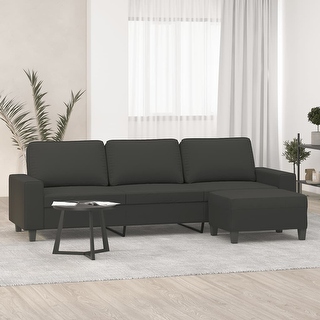 3 seater sofa and outlet footstool