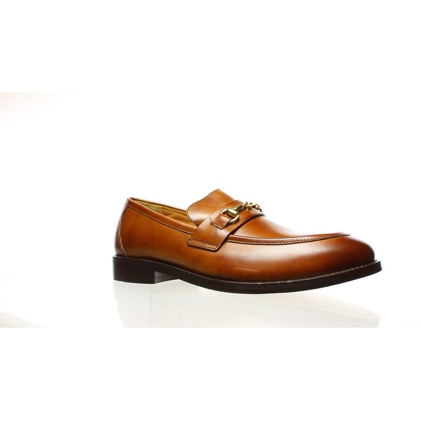 Cole Haan Mens Kneeland Bit British Tan Loafers Size 7.5 - Overstock - 31931648