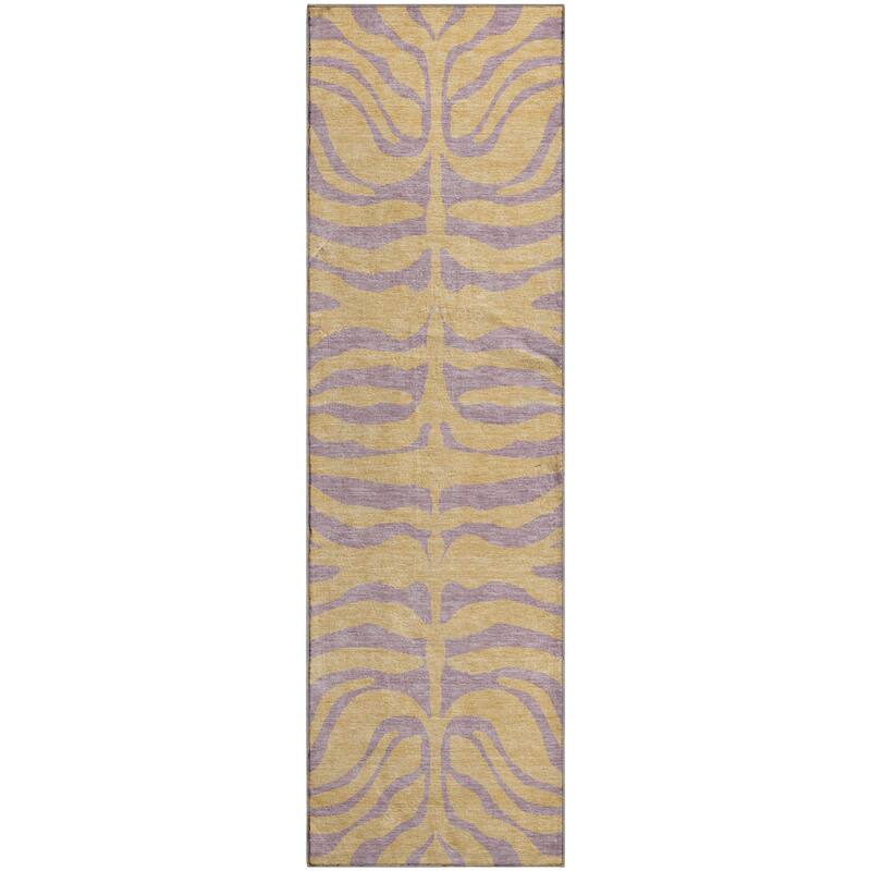 Premium Washable Super Soft Modern Zebra Print Mayfield Rug