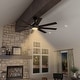 preview thumbnail 10 of 11, 72-Inch Ceiling Fan with Dual-Tone Blades and Reversible Motor