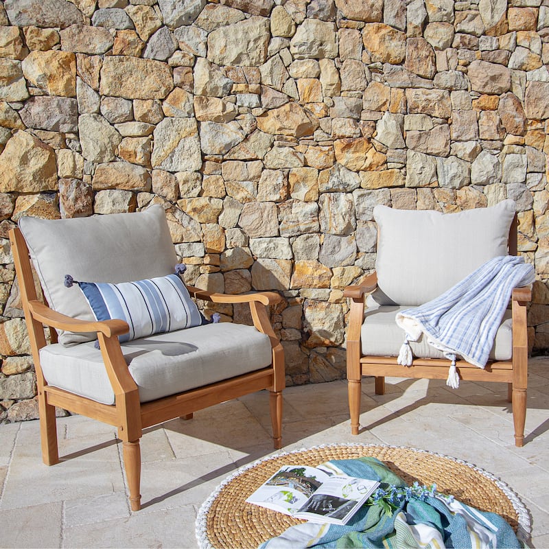 Cambridge Casual Livingston 3-piece outdoor patio conversation sets with Cushions