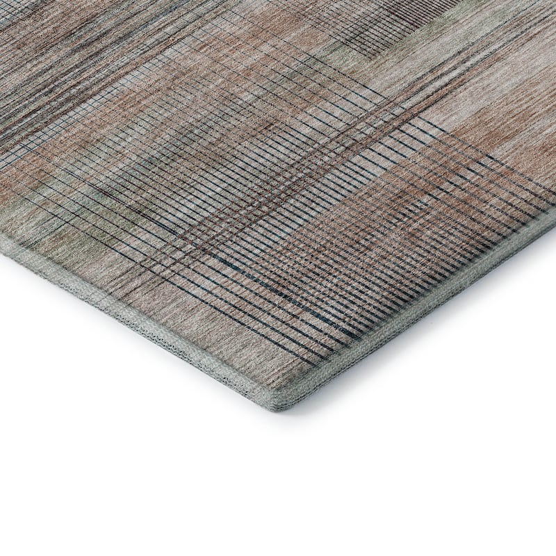 Premium Washable Super Soft Modern Criss Cross Mayfield Rug
