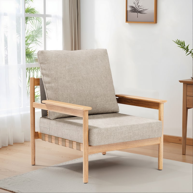 27.6'' x 24.4'' x 4.5'' Outdoor Indoor Patio Seat Cushions Set (Seat & Back)