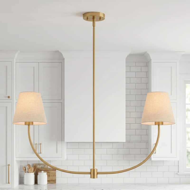 Acroma 2 - Light Dimmable Traditional Fabric Chandelier