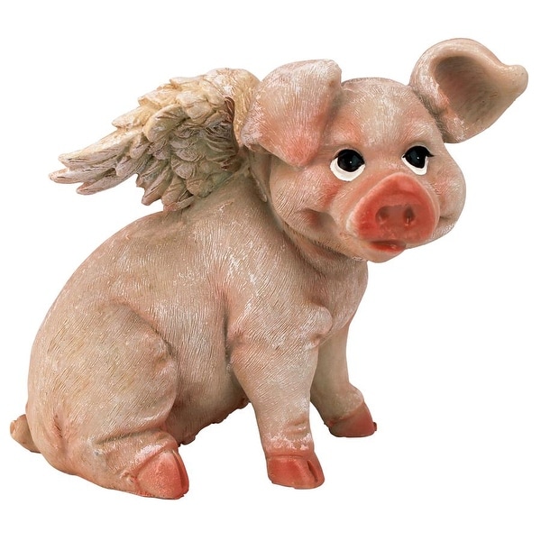 Design Toscano Hog Heaven Flying Pigs Statue Collection Design Toscano Hog Heaven Flying Pigs Statue Collection Sitting