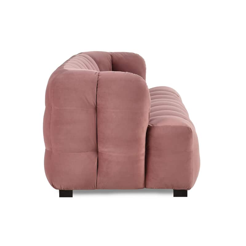 Classic Home Petra 89" Velvet Tufted Sofa
