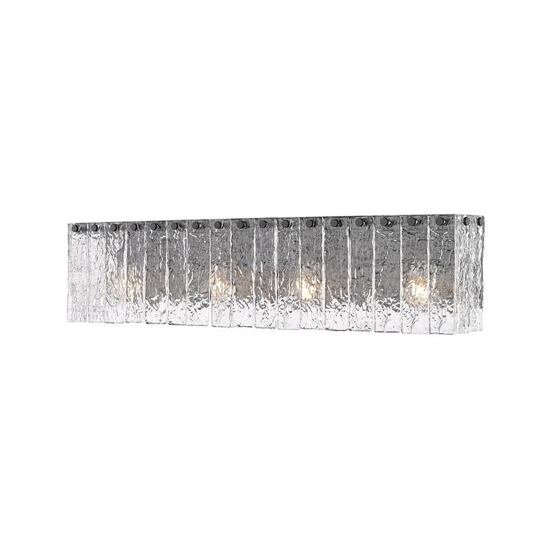 Z-Lite 1943-4V Glacier 31" Wide Vanity Light - Matte Black