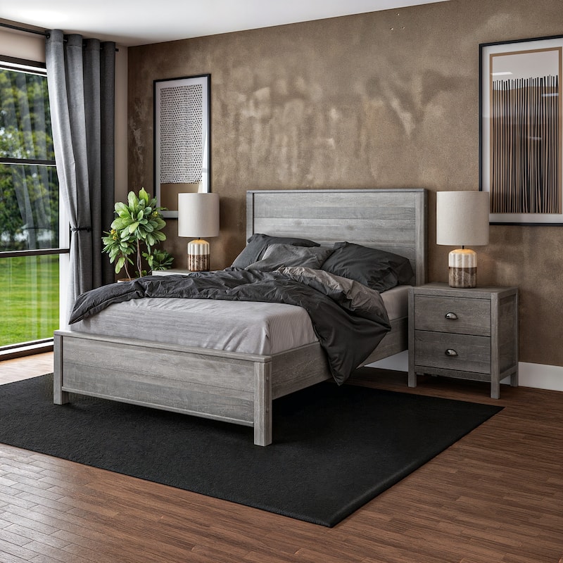 Standard Baja Bed - Driftwood Grey - Full