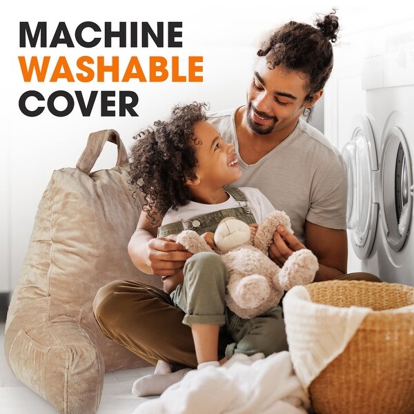 Cheer Collection Kids Size Reading and Backrest Pillow with Armrest On Sale Bed Bath Beyond 32701318