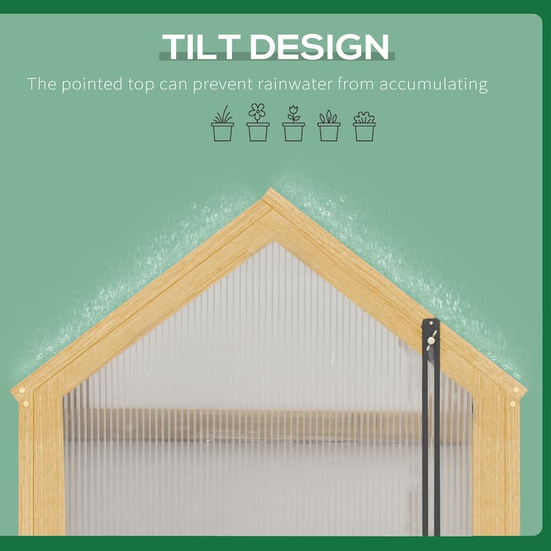 Wooden Cold Frame Greenhouse