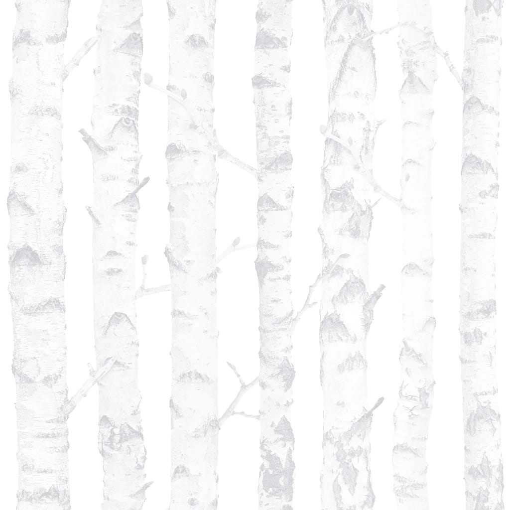 Chesapeake Birdie Grey Birch Wallpaper - 20.9 x 396 x 0.025