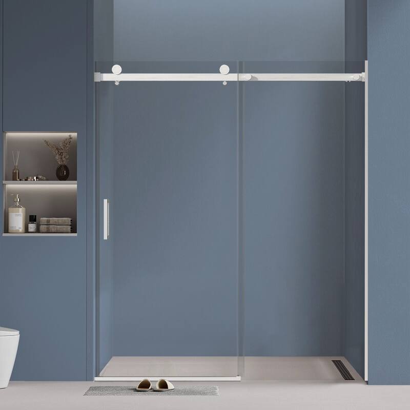 Topcraft 56“-60 ”W x 70 "H Frameless Shower Door