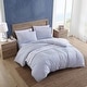 preview thumbnail 2 of 4, Nautica Beaux Stripe Blue Cotton Percale Duvet Cover