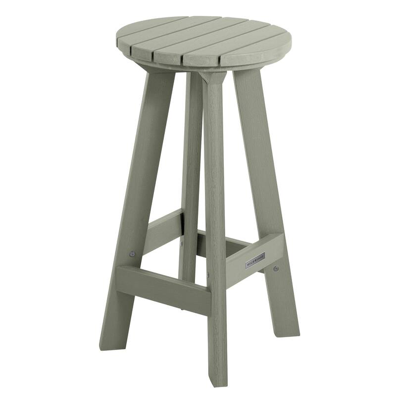 HIGHWOOD Birch Round Bar Height Stool - N/A - Eucalyptus