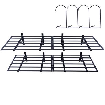 Garage Storage Shelving, 2 Pack, 6 x 2 ft Heavy Duty Garage Shelves Wall Mounted, 1600 lbs Load Capacity(Total) - 6 x 2 ft