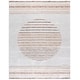preview thumbnail 18 of 24, SAFAVIEH Alamo Centa Modern Rustic Rug 8' x 10' - Ivory/Brown - Rectangle