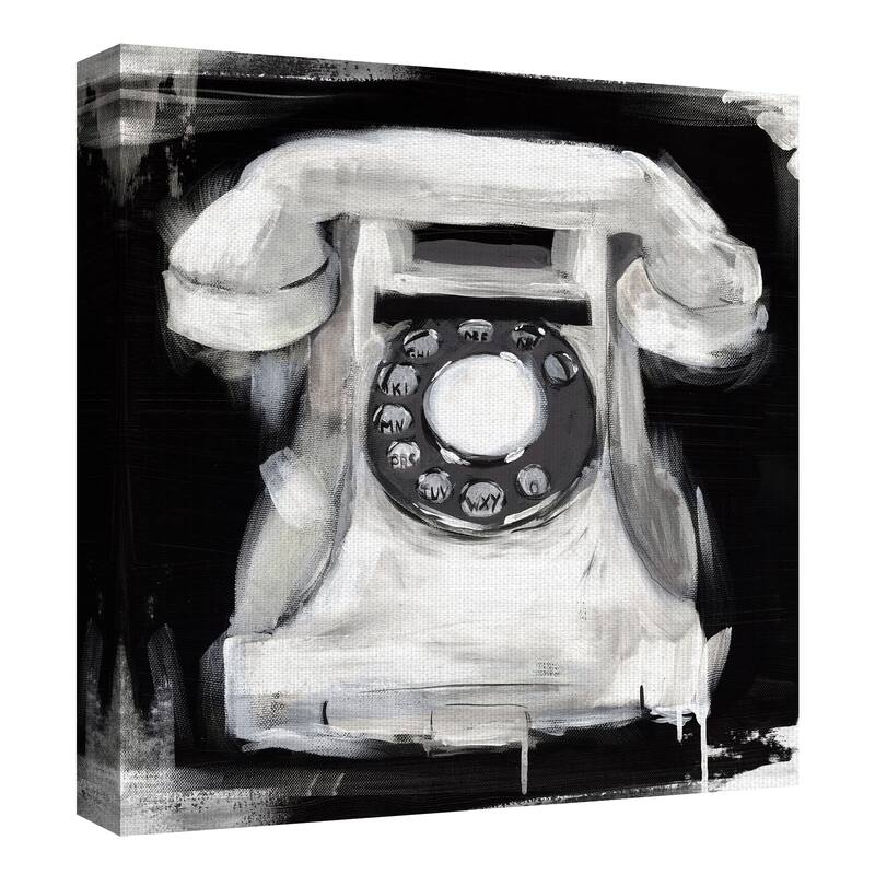 Vintage Phone by Belle Maison Canvas Art Print