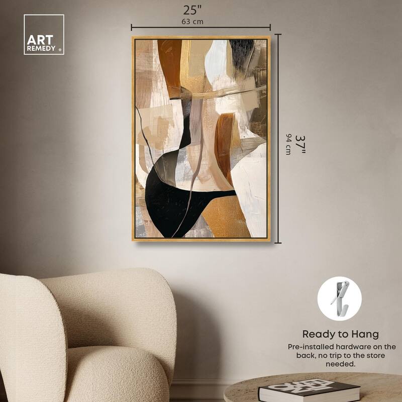 Tactile Depth I Canvas by Art Remedy