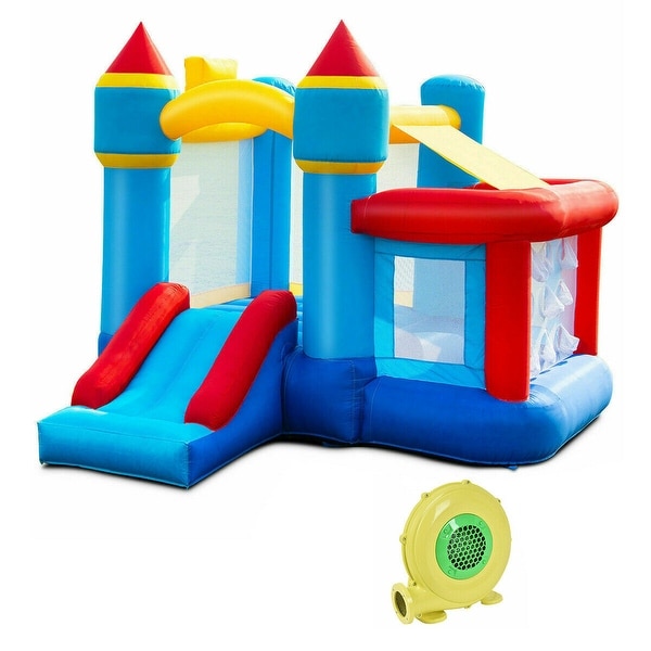 gymax inflatable splash water bouncer